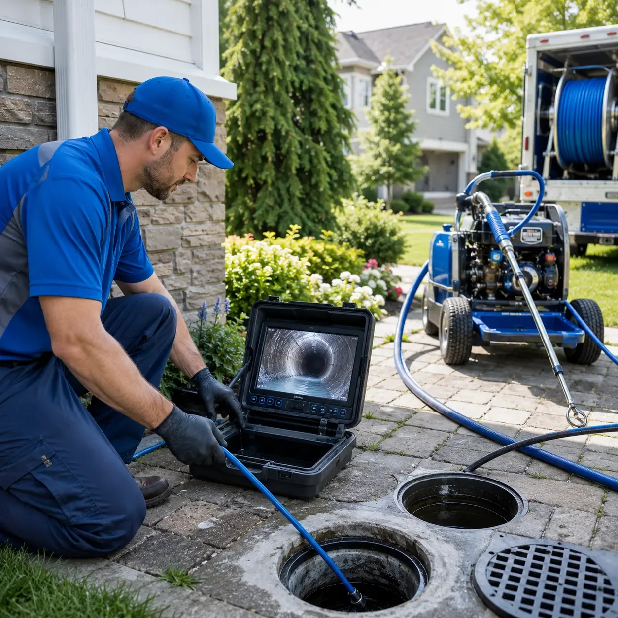Outdoor drain cleaning professionals serving Leesburg, NJ